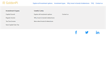 Tablet Screenshot of goldenpi.com